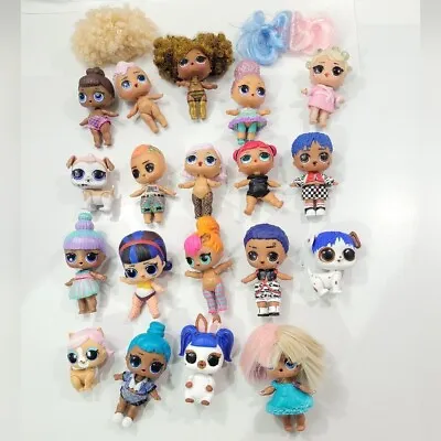 L.o.l. Surprise! Dolls Pets Wig Accessories Lot Of 19 Figures  • $24.99