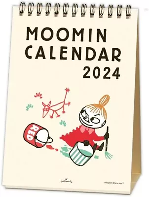 Moomin Calender 2024 Japan Hallmark Little Mii 2024 Desk Calendar Japan 824-396 • $39