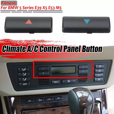 For BMW E39 E53 525i 530i 540i X5 Replacement Climate A/C Control Button • $11.03