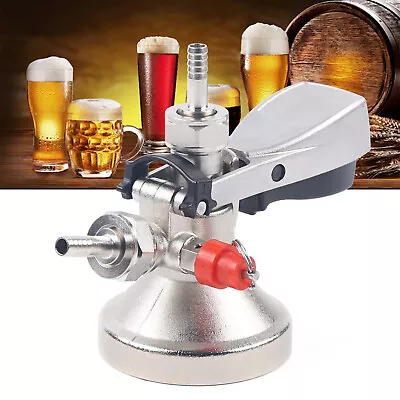 Keg Coupler G-Type Fittings Home Bar Beer Dispenser Connector Stainless Steel  • £18.05