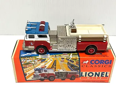 1995 Corgi Classics Mack CF Pumper Truck Lionel City Fire Dept #52002 • $10