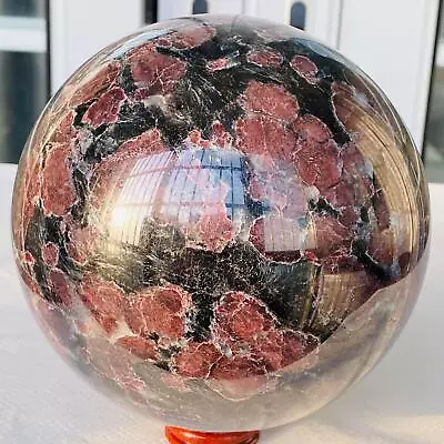 Natural Fireworks Red Garnet Sphere Quartz Crystal Ball Healing 4920g • $37
