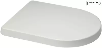 Short D ONE Toilet Seat Top Fix Soft Close Fits... RAK Compact - Tavistock Micra • £33.79