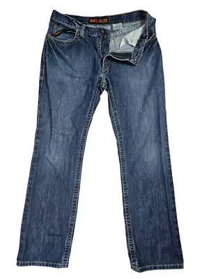 Ariat Men's FR M4 Low Rise Workhorse Boot Cut Jeans CAT2 2112 Size 36x34 • $32.99