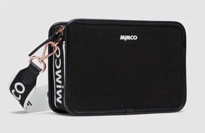 $149 • Buy Mimco Stevie Crossbody Bag Genuine Black, Black White New Rrp $229
