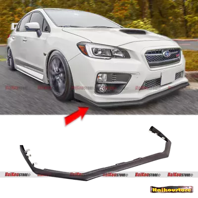 $55.32 • Buy 1pc For 15-21 Subaru WRX STI V-Limited Style Front Bumper Lip Splitter Spoiler