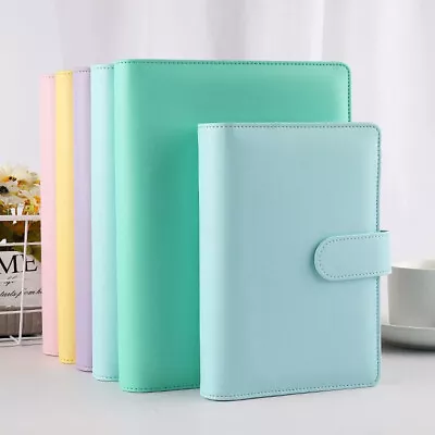 £8.36 • Buy A6/A5 PVC Notebook Binder Cover Planner Loose-Leaf Folder Cash Budget Envelope