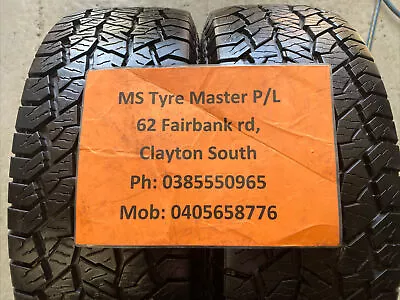 2 X 265 70 16 Hankook Dynapro AT2 % 98  Tread . Fitting Available Freight • $350