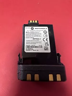 Genuine Motorola PMNN4485A IMPRES 2 Li-Ion Battery 2550mAh 2023/ 95% LIFE LEFT • $58