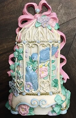 Vintage Midwest Imports Cast Iron Doorstop Door Stop Stopper Birdcage Décor • $26.99