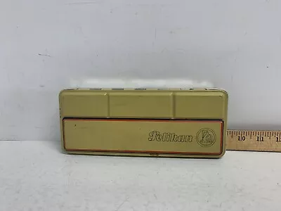 Vintage PELIKAN 66 E/24 Gunther Wagner Watercolor 2 Tier Paint Set Tin Box A011 • $19.95