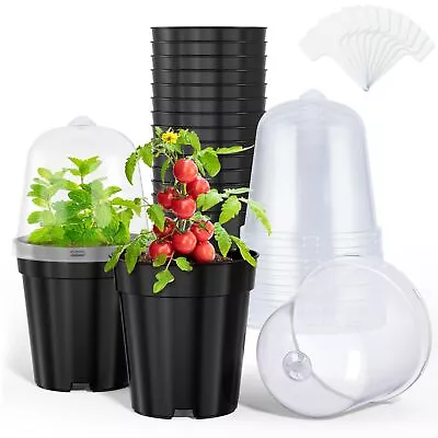 Nursery Pots For Plants With Humidity Domes5 Inch Plant Pot For Planting Pla... • $31.91