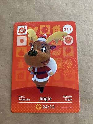 217 Jingle Series 3 Animal Crossing Amiibo Card #217 Authentic ACNH • $1.90