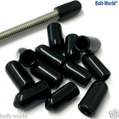 End Cap Rod Bar Screws Bolts Tubes Cable Vinyl Rubber Plastic Thread Cover Caps  • £16.98