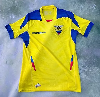 Marathon Equador National Soccer Team Men's Jersey Size S. • $56.05