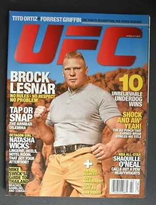 UFC Magazine #2 Brock Lesnar Cover Dec/Jan 2010 • $24.99