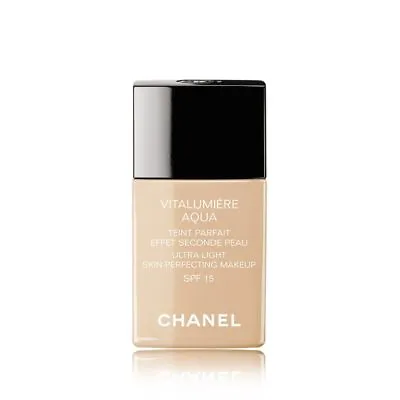 CHANEL Vitalumiere Aqua Ultra-Light Skin Perfecting Makeup SPF 15 AUTHENTIC NIB! • $54.99