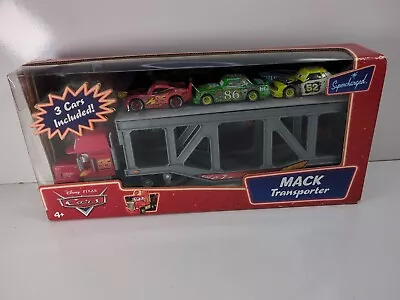 Sealed Disney Pixar Cars Mack Auto Carrier Transporter Tractor Trailer Truck  • $29