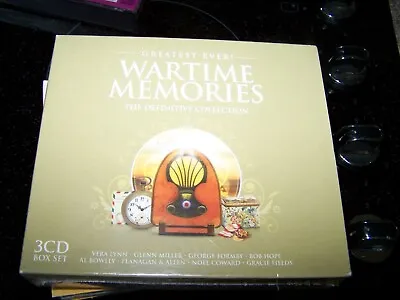 Cd / Greatest Ever Wartime Memories /three Cd Set (new & Sealed • £2