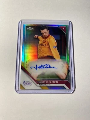 £7.50 • Buy James McFadden - Auto Parallel Motherwell FC - Topps Chrome 2021/22 SPF