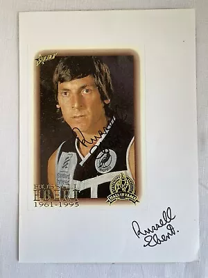 Russell Ebert Port Adelaide Magpies Personally Signed Autograph A4 Paper • $25