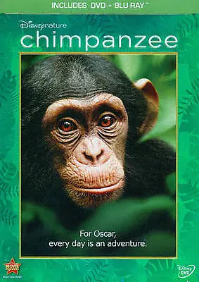 Chimpanzee (Blu-ray/DVD 2012 2-Disc Set DVD/Blu-ray) Disney Nature • $8.99