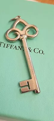 £199 • Buy Tiffany & Co Fleur De Lis Large Key Silver  Full Assay  Hallmarks Truly Stunning