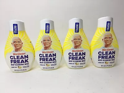 Mr. Clean Clean Freak Deep Cleaning Mist Multi-Surface Spray Lemon Zest Lot Of 4 • $39.77