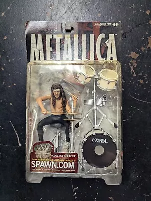 McFarlane Toys Metallica Harvesters Of Sorrow Lars Ulrich Action Figure 2001 NIB • $49.98