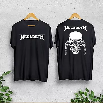 RARE!! Megadeth Band Vic Outline Heavy Metal Music T-Shirt Unisex • $18.99