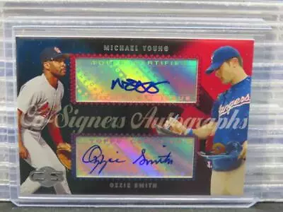 2006 Topps Co-Signers Ozzie Smith Michael Young Dual Auto #CS-83 Cardinals • $0.99