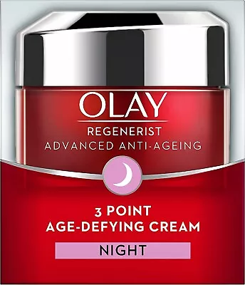 £8.99 • Buy Olay Regenerist 3 Point Firming Anti-Ageing Night Cream Moisturiser, 15 Ml