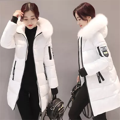 £19.99 • Buy New Women Hooded Jackets Winter Parka Outerwear Ladie Winter Chunky Puffer Coats