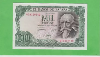 Spain - 1971 - 1000 Pesetas Banknote - Fine Condition • £9.95