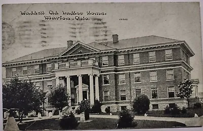 Waddell Old Ladies Home Marion Ohio Divided Back Postcard 1912 • $2.95