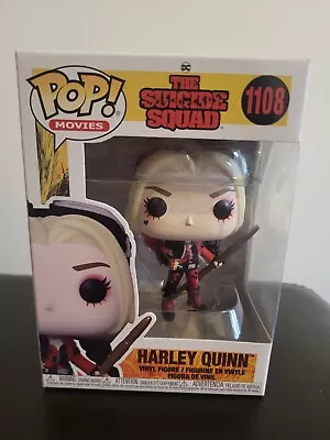 Funko Pop Movies Harley Quinn Vinyl Figure DC The Suicide Squad #1108 Brand New • £9.99