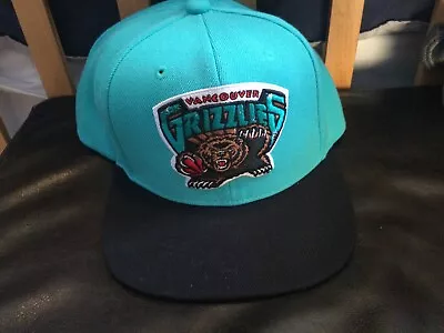 Vancouver Grizzlies Mitchell & Ness SnapBack Adjustable Hat Mintblack  Color. • $22.99