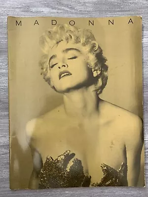 1987 MADONNA Who's That Girl World Tour Souvenir 32pg Program VG 4.0 • $40.25