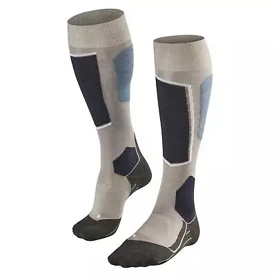 Falke Ski Socks SK6 Mens Low Volume In Light Grey • £33.60