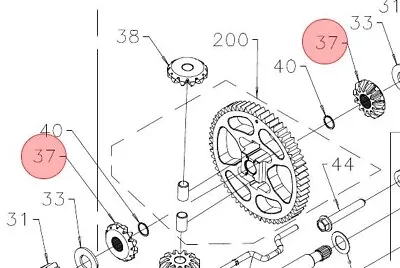 Hydro Gear 51769 Miter Gear 12T • $250