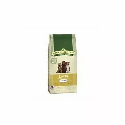 £145.49 • Buy James Wellbeloved Complete Junior Dog Food With Lamb & Rice (2kg) (Pack Of 6)