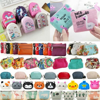 £7.40 • Buy Ladies Cute Mini Wallet Card Cash Coin Purse Hasp Clutch Small Bag Change Holder