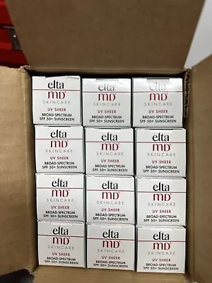 Box Of 12 - ELTA MD UV Sheer Broad Spectrum SPF 50+ 1.7fl Oz/50ml EXP 06/24 • $199.99