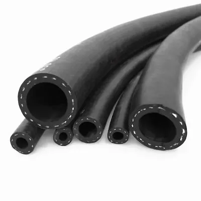 £270.71 • Buy Reinforced Black Soft Rubber Silicone Tubing Hose Pipe Unleaded Petrol Diesel 