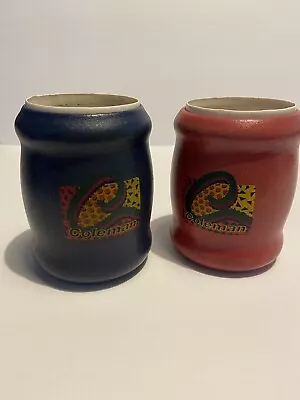 2 Vintage Coleman Tuffoams Insulated Beer Soda Can Coozie Koozie Beverage Cooler • $16.99