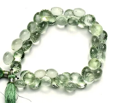 Natural Gem Green Amethyst Prasiolite 11mm Size Faceted Onion Shape Beads 9  • $56.80