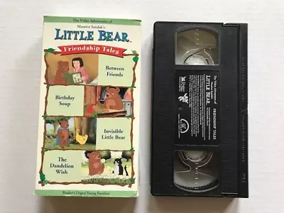 Maurice Sendak's Little Bear Friendship Tales VHS Nickelodeon 2002 Nick Jr • $7.99