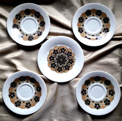 Royal Doulton   Segovia  - T.C.1084 - Side Plate & Saucers. • £5