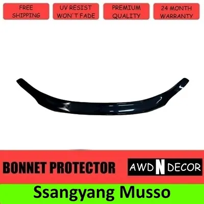 $89.99 • Buy Bonnet Protector For Ssangyang Musso / Rexton Black Guard 2018+