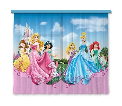 £38.99 • Buy Princess Pair Of Ready Made CURTAINS Children's Bedroom 180x160cm